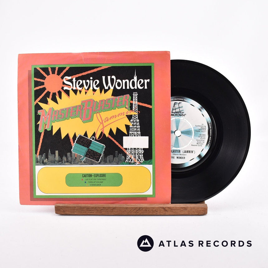 Stevie Wonder Master Blaster 7" Vinyl Record - Front Cover & Record