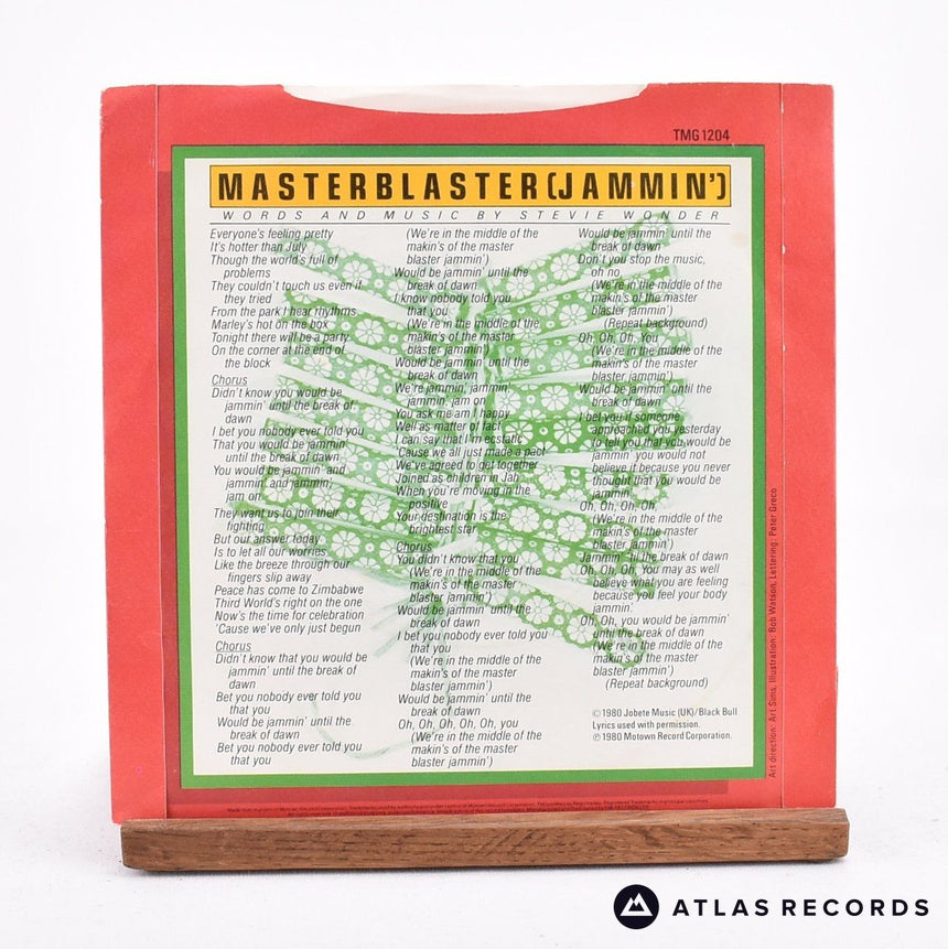 Stevie Wonder - Master Blaster - 7" Vinyl Record - VG+/EX