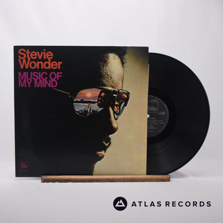 Stevie Wonder Music Of My Mind LP Vinyl Record - Front Cover & Record