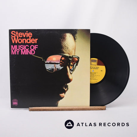 Stevie Wonder Music Of My Mind LP Vinyl Record - Front Cover & Record
