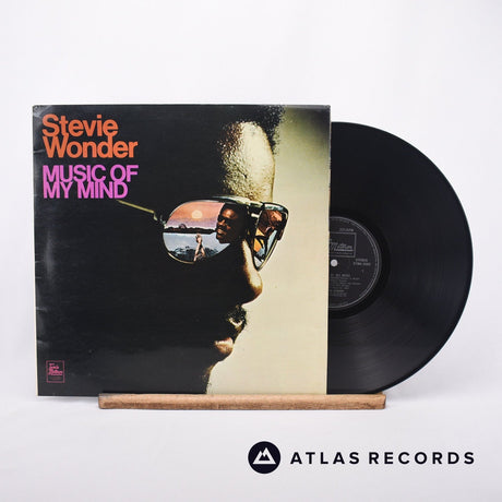 Stevie Wonder Music Of My Mind LP Vinyl Record - Front Cover & Record