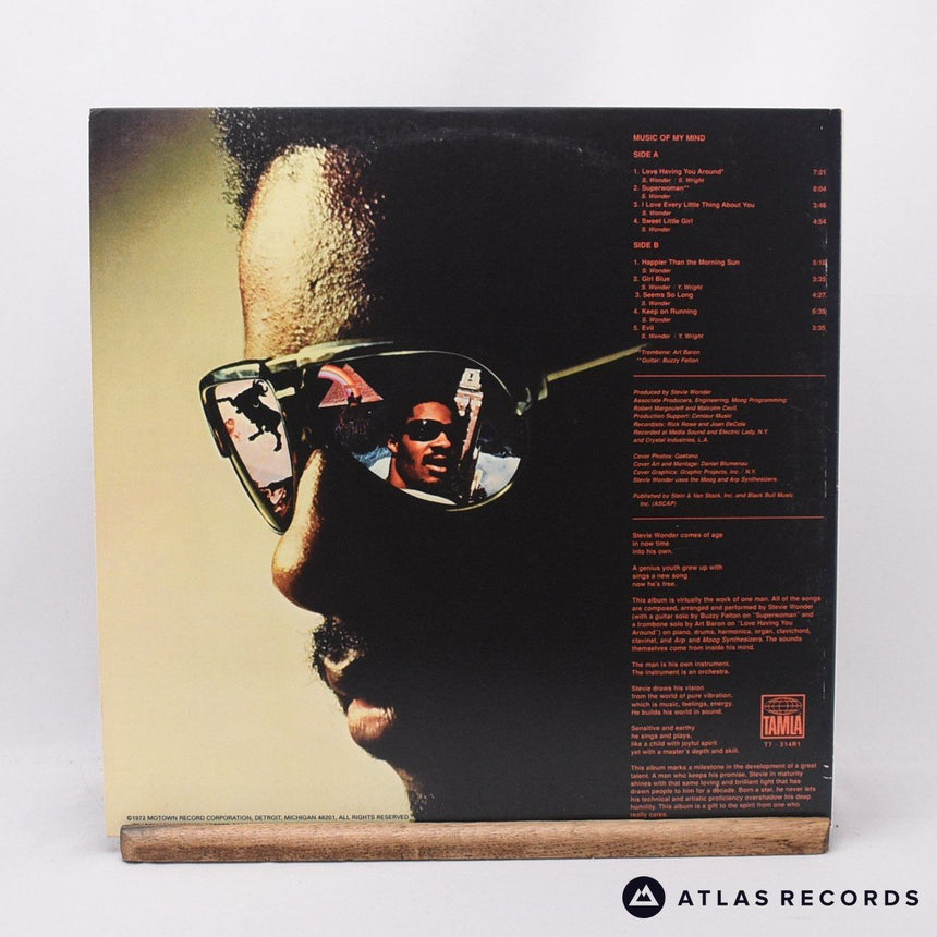Stevie Wonder - Music Of My Mind - Reissue Gatefold Us LP Vinyl Record - EX/VG+
