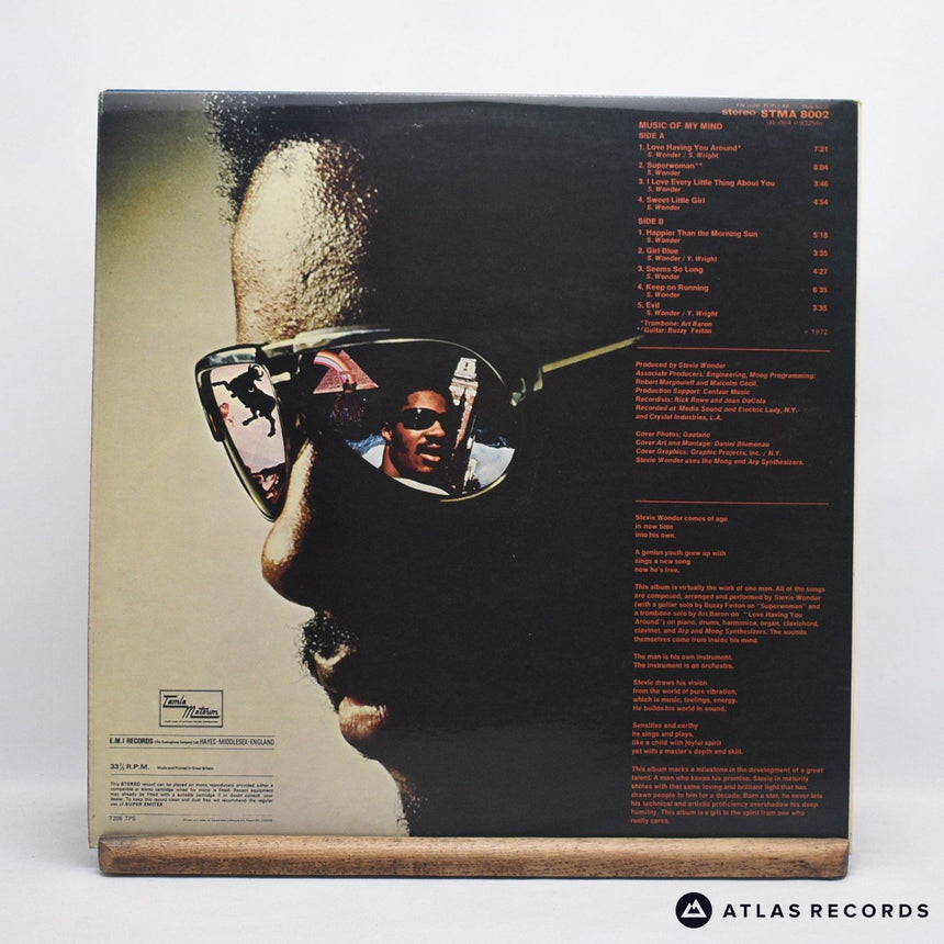 Stevie Wonder - Music Of My Mind - Gatefold LP Vinyl Record - EX/VG+