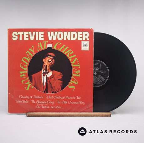 Stevie Wonder Someday At Christmas LP Vinyl Record - Front Cover & Record