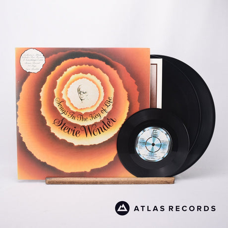 Stevie Wonder Songs In The Key Of Life 2 x LP + 7" Vinyl Record - Front Cover & Record