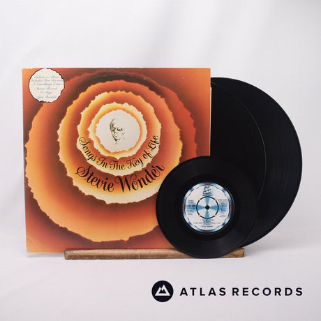 Stevie Wonder Songs In The Key Of Life 2 x LP + 7" Vinyl Record - Front Cover & Record