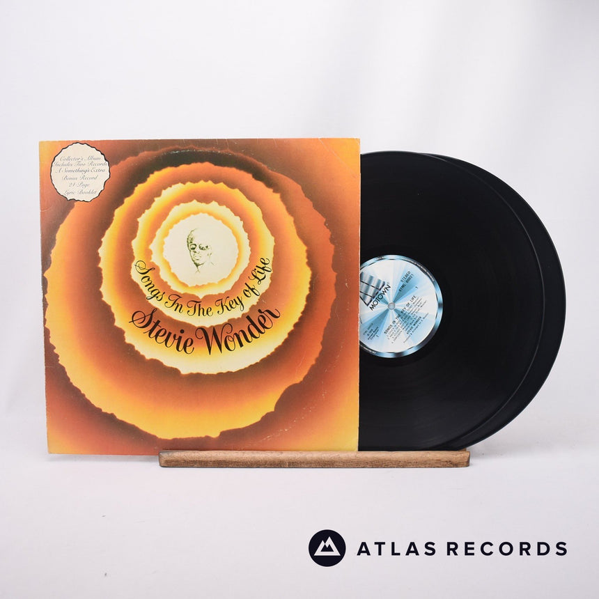 Stevie Wonder Songs In The Key Of Life 2 x LP + 7" Vinyl Record - Front Cover & Record