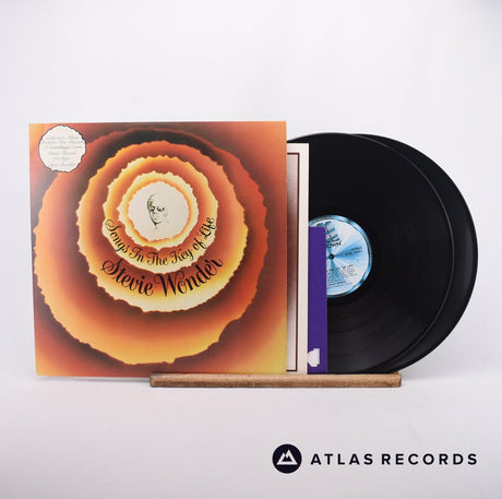 Stevie Wonder Songs In The Key Of Life 2 x LP + 7" Vinyl Record - Front Cover & Record