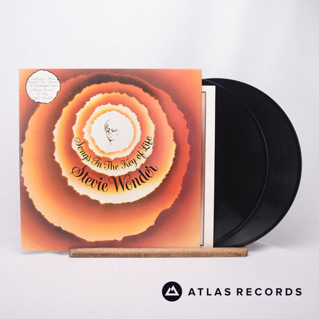 Stevie Wonder Songs In The Key Of Life 2 x LP Vinyl Record - Front Cover & Record