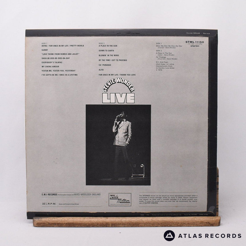Stevie Wonder - Stevie Wonder Live - LP Vinyl Record - VG+/EX
