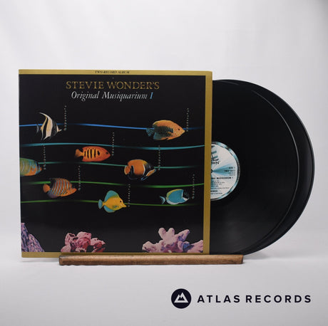 Stevie Wonder Stevie Wonder's Original Musiquarium I Double LP Vinyl Record - Front Cover & Record