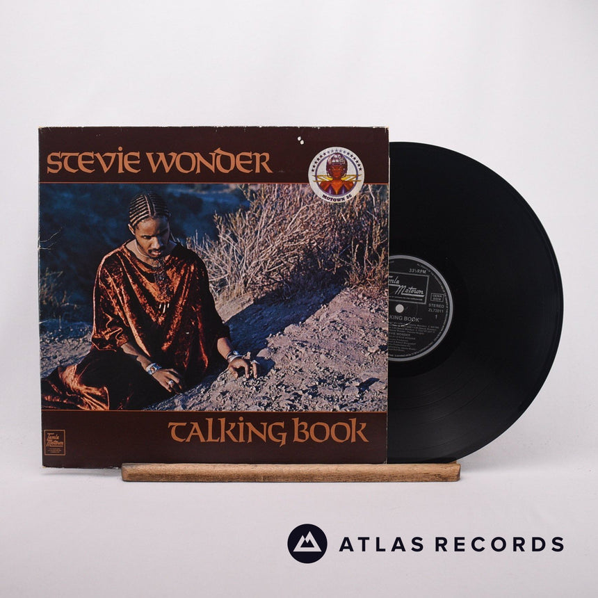 Stevie Wonder Talking Book LP Vinyl Record - Front Cover & Record