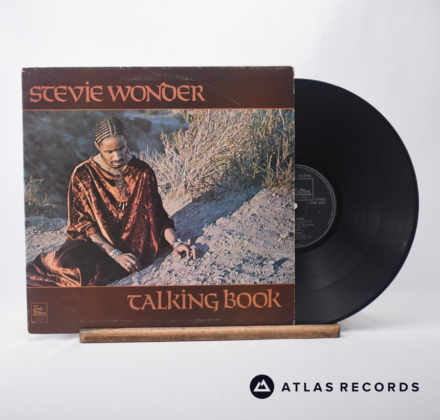 Stevie Wonder Talking Book LP Vinyl Record - Front Cover & Record