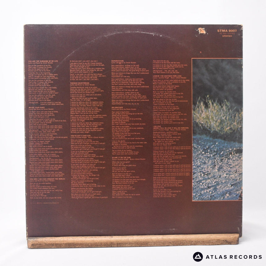 Stevie Wonder - Talking Book - Gatefold A-1 B-1 LP Vinyl Record - VG+/VG+