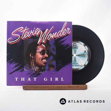 Stevie Wonder That Girl 7" Vinyl Record - Front Cover & Record
