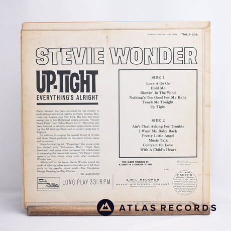 Stevie Wonder - Up-Tight (Everything's Alright) - LP Vinyl Record - VG/VG+