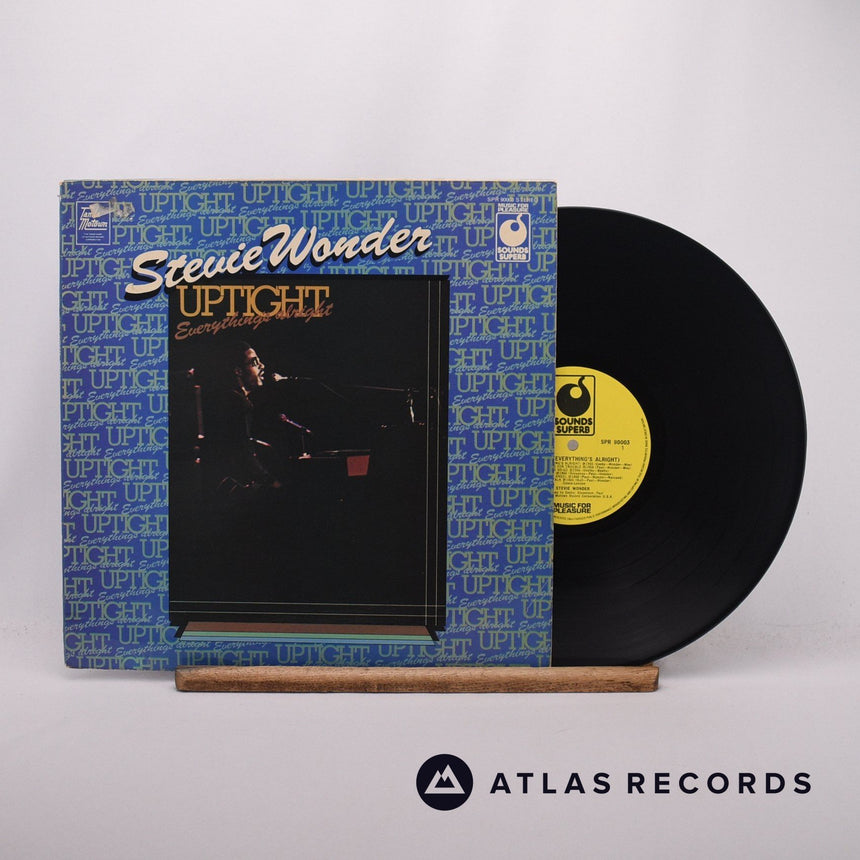 Stevie Wonder Uptight LP Vinyl Record - Front Cover & Record