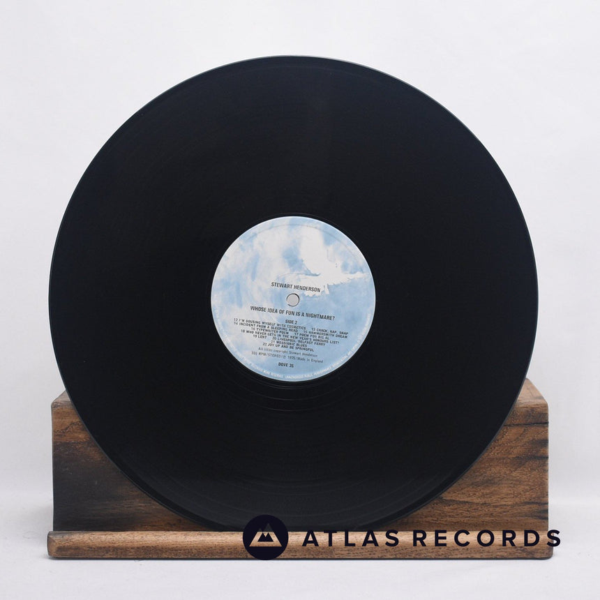 Stewart Henderson - Whose Idea Of Fun Is A Nightmare? - LP Vinyl Record - EX/EX