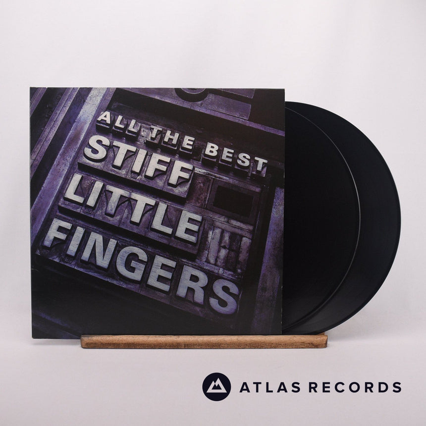 Stiff Little Fingers All The Best 2 x LP Vinyl Record - Front Cover & Record