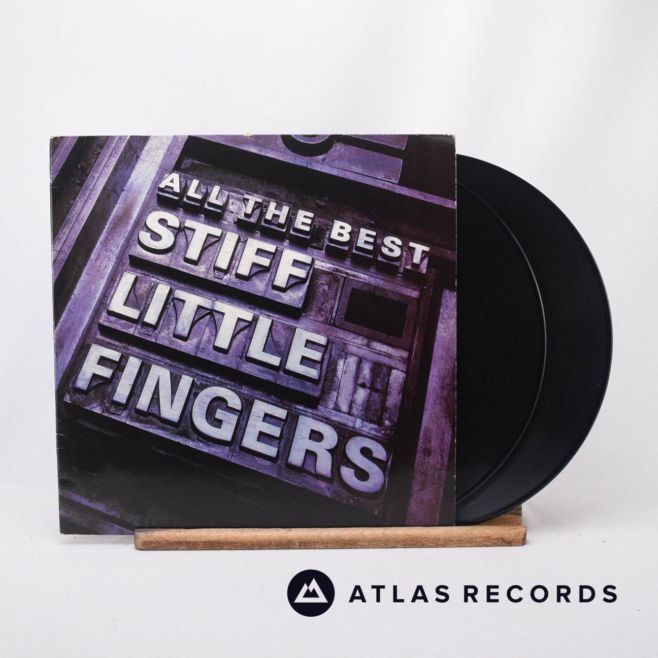 Stiff Little Fingers All The Best 2 x LP Vinyl Record - Front Cover & Record