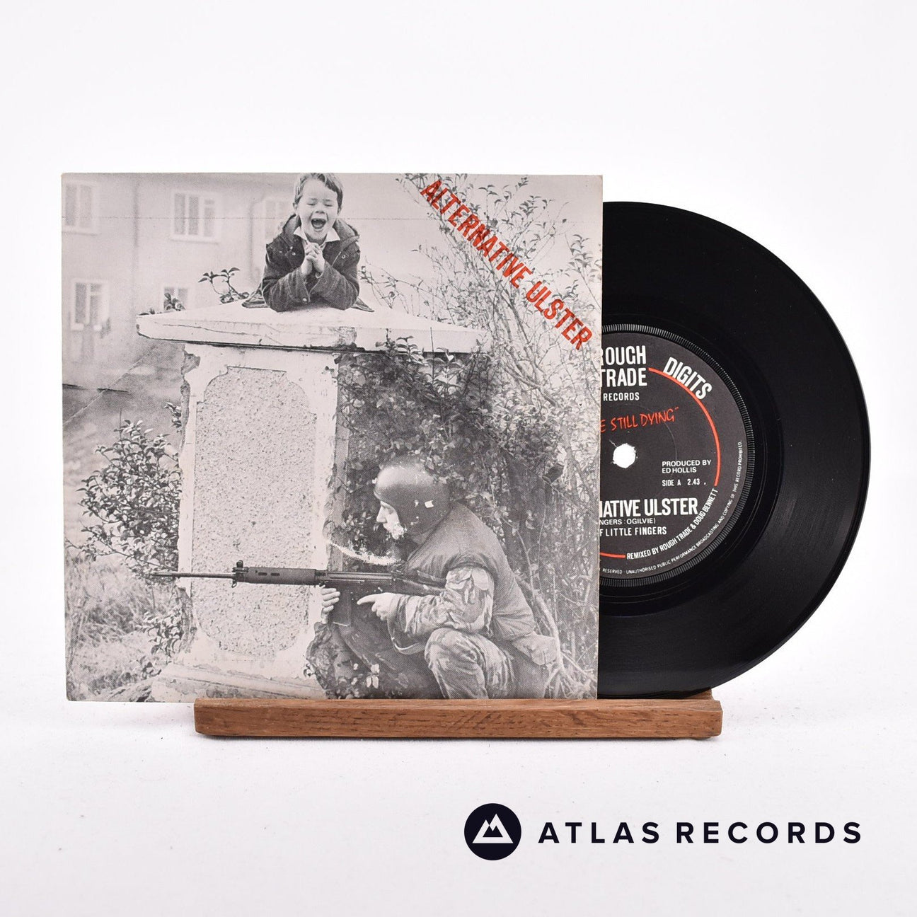 Stiff Little Fingers Alternative Ulster 7" Vinyl Record - Front Cover & Record
