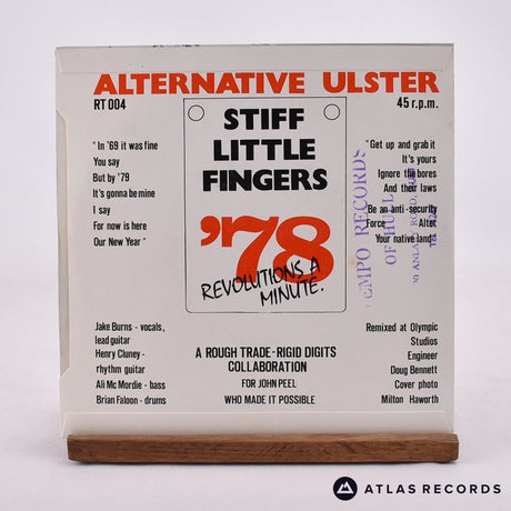 Stiff Little Fingers - Alternative Ulster - Porky 7" Vinyl Record - EX/EX