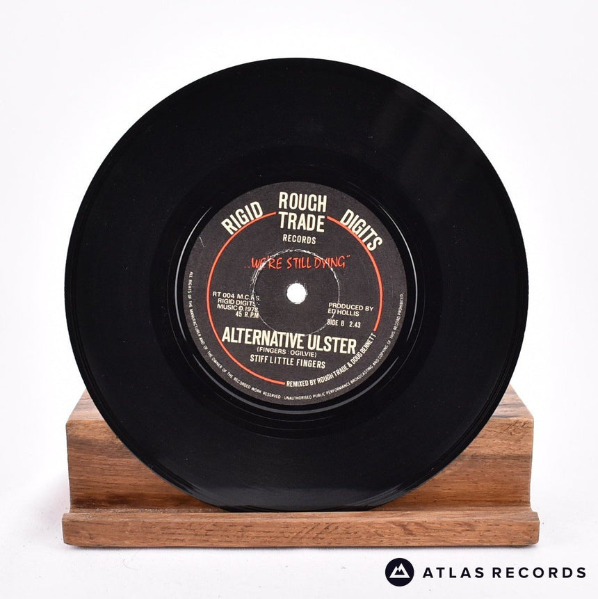 Stiff Little Fingers - Alternative Ulster - Misprint 7" Vinyl Record - EX/VG+