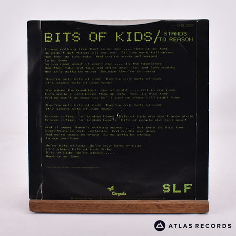 Stiff Little Fingers - Bits Of Kids - 7" Vinyl Record - VG+/EX