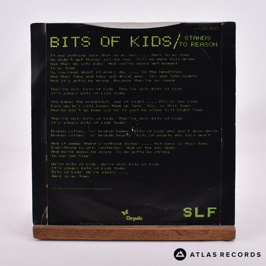 Stiff Little Fingers - Bits Of Kids - 7" Vinyl Record - VG+/EX