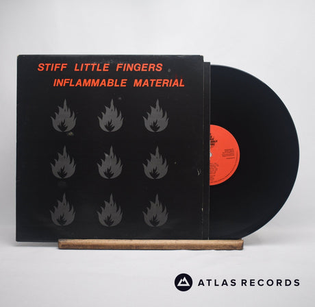 Stiff Little Fingers Inflammable Material LP Vinyl Record - Front Cover & Record