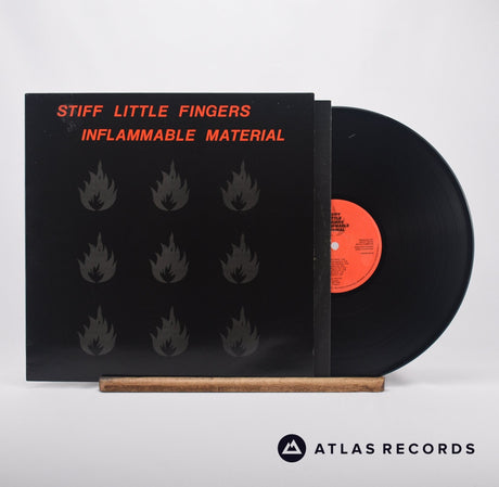 Stiff Little Fingers Inflammable Material LP Vinyl Record - Front Cover & Record