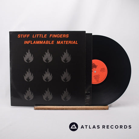 Stiff Little Fingers Inflammable Material LP Vinyl Record - Front Cover & Record