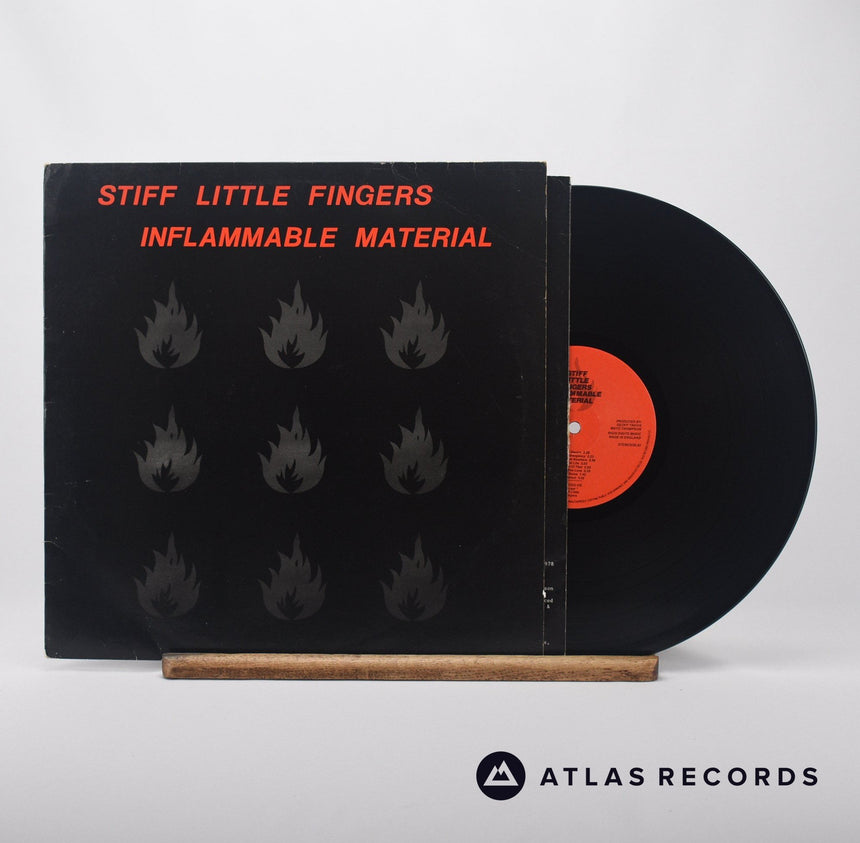 Stiff Little Fingers Inflammable Material LP Vinyl Record - Front Cover & Record