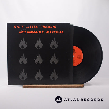 Stiff Little Fingers Inflammable Material LP Vinyl Record - Front Cover & Record