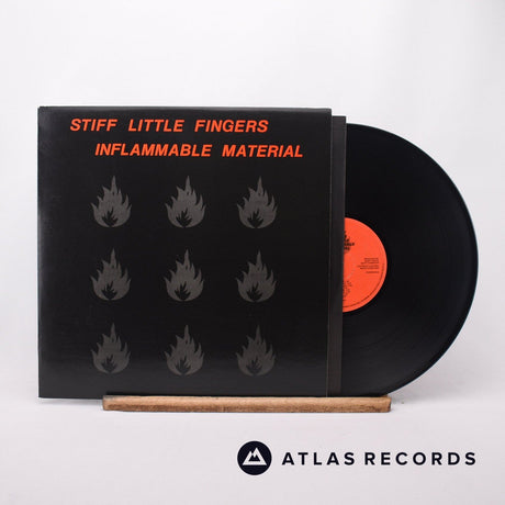 Stiff Little Fingers Inflammable Material LP Vinyl Record - Front Cover & Record