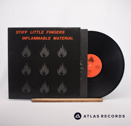 Stiff Little Fingers Inflammable Material LP Vinyl Record - Front Cover & Record