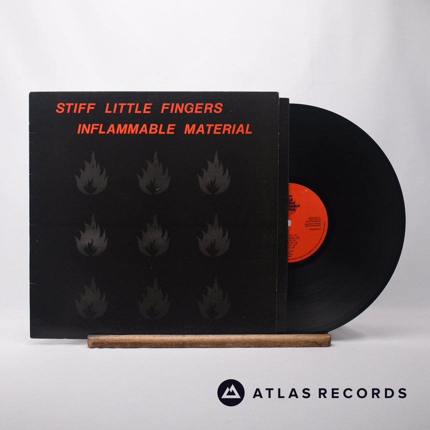 Stiff Little Fingers Inflammable Material LP Vinyl Record - Front Cover & Record