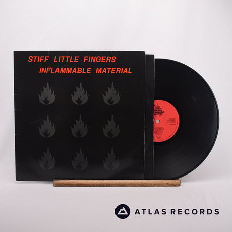 Stiff Little Fingers Inflammable Material LP Vinyl Record - Front Cover & Record