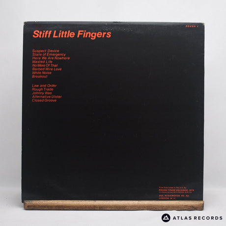 Stiff Little Fingers - Inflammable Material - A-2 B-2 LP Vinyl Record - VG+/VG+