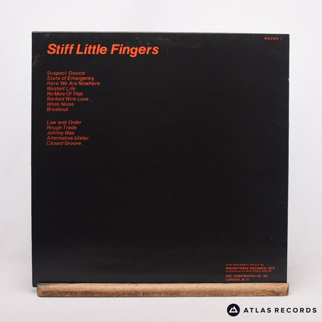 Stiff Little Fingers - Inflammable Material - A-2 B-2 LP Vinyl Record - EX/EX