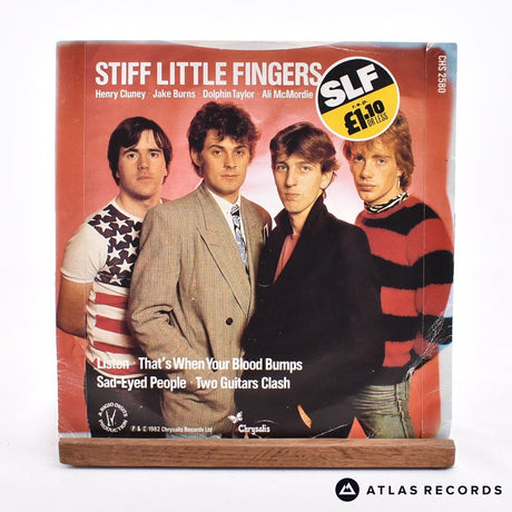 Stiff Little Fingers - Listen - 7" EP Vinyl Record - VG+/VG+