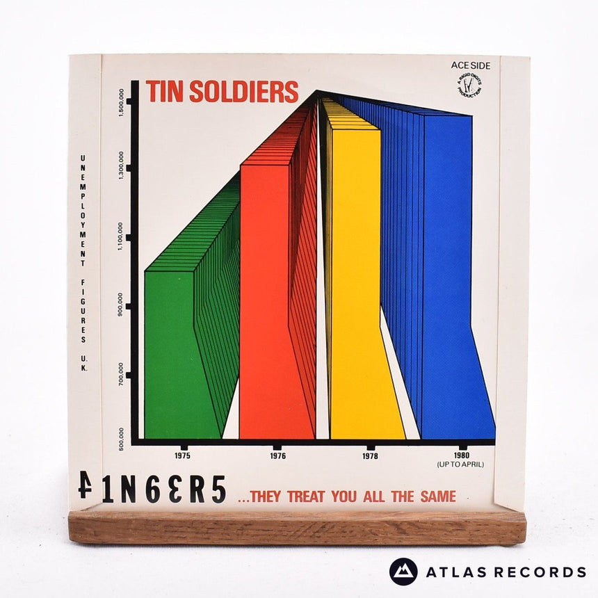 Stiff Little Fingers - Nobody's Hero - 7" Vinyl Record - EX/EX