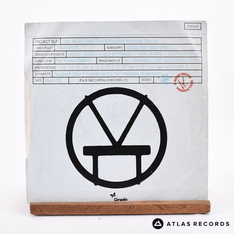 Stiff Little Fingers - Talkback - 7" Vinyl Record - VG+/VG+