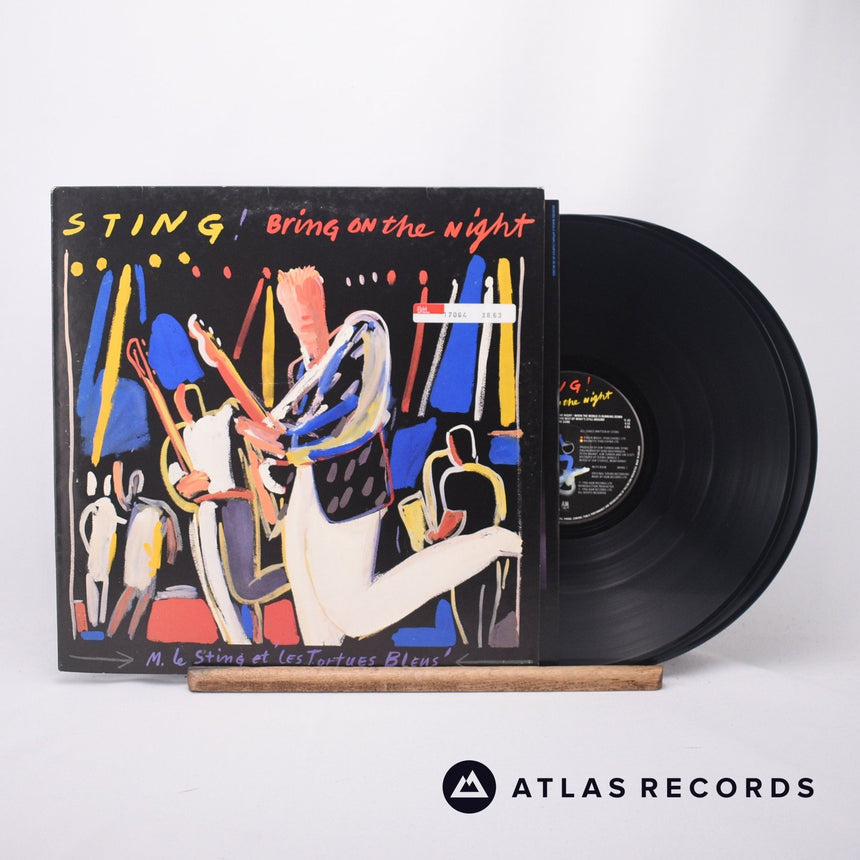 Sting Bring On The Night 2 x LP Vinyl Record - Front Cover & Record