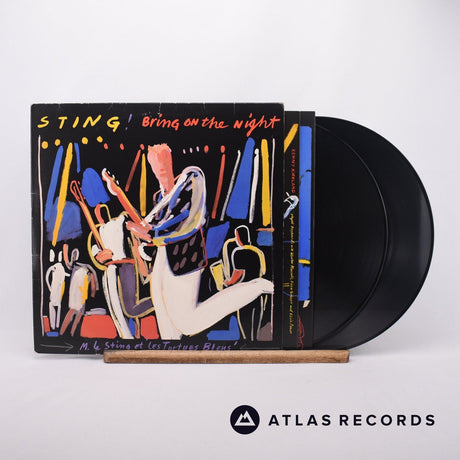 Sting Bring On The Night 2 x LP Vinyl Record - Front Cover & Record