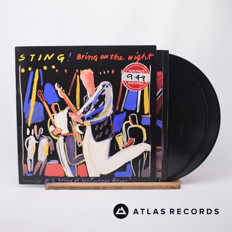 Sting Bring On The Night 2 x LP Vinyl Record - Front Cover & Record