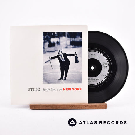 Sting Englishman In New York 7" Vinyl Record - Front Cover & Record
