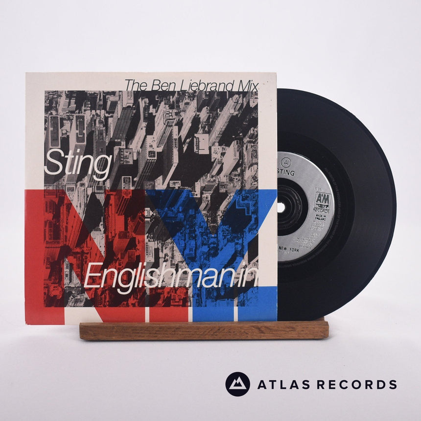 Sting Englishman In New York 7" Vinyl Record - Front Cover & Record