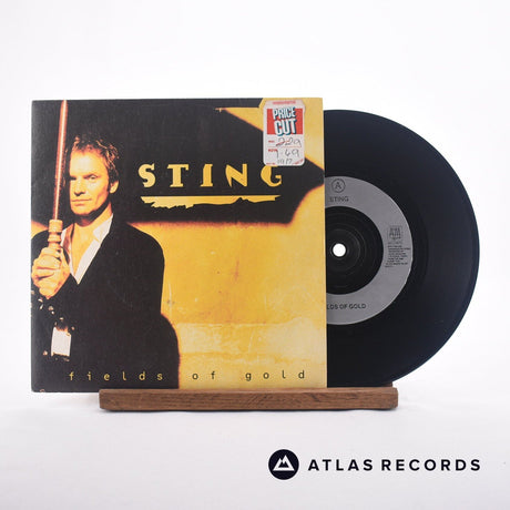 Sting Fields Of Gold 7" Vinyl Record - Front Cover & Record