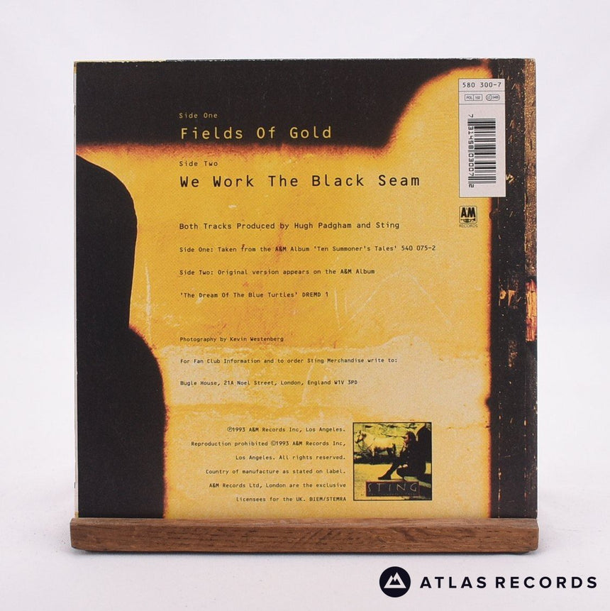 Sting - Fields Of Gold - 7" Vinyl Record - EX/VG+